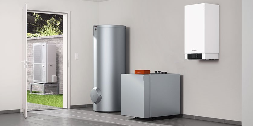 Eine Hybridheizungsanlage